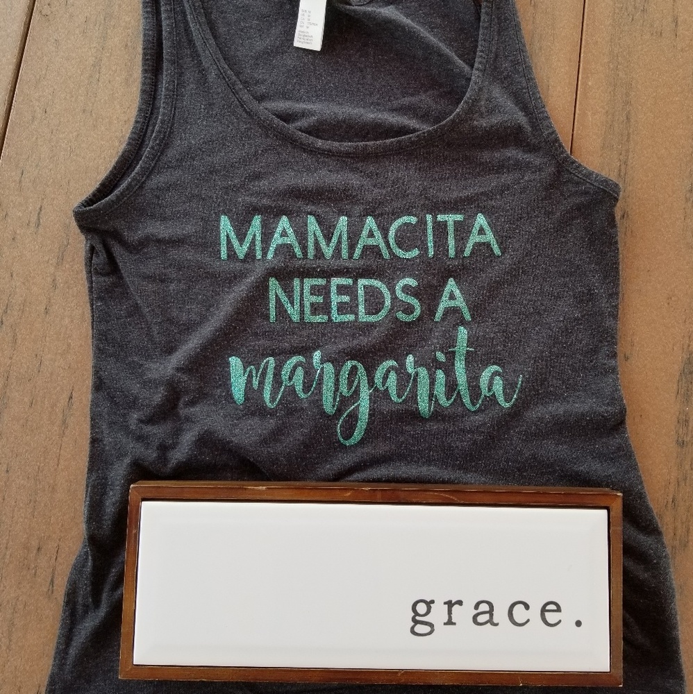Cute Graphic Tank! Size Medium